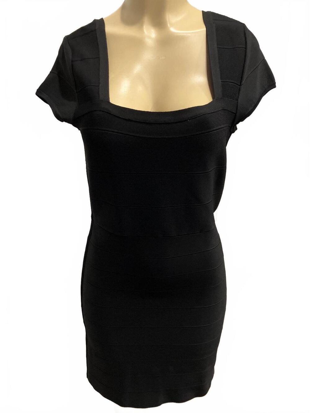NWT White House Black Market Black Bandage Bodycon Dress